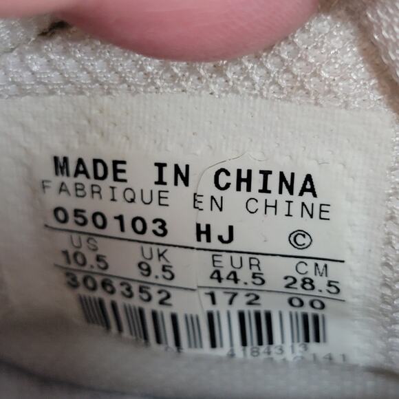 Nike Air Force One Mid Legend Blue Maize Hi-Top Sneakers - Size 10.5 - Picture 6 of 6